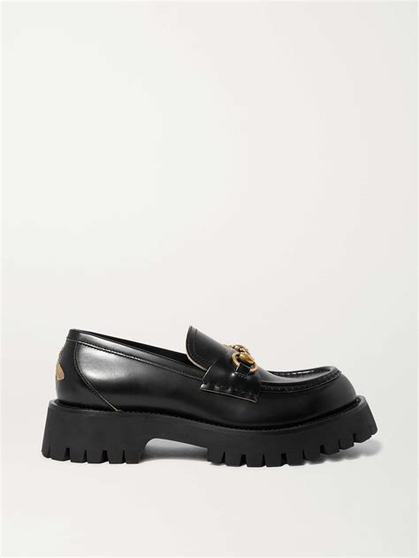 Gucci platform horsebit loafers